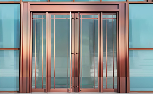 富县玻璃地弹门